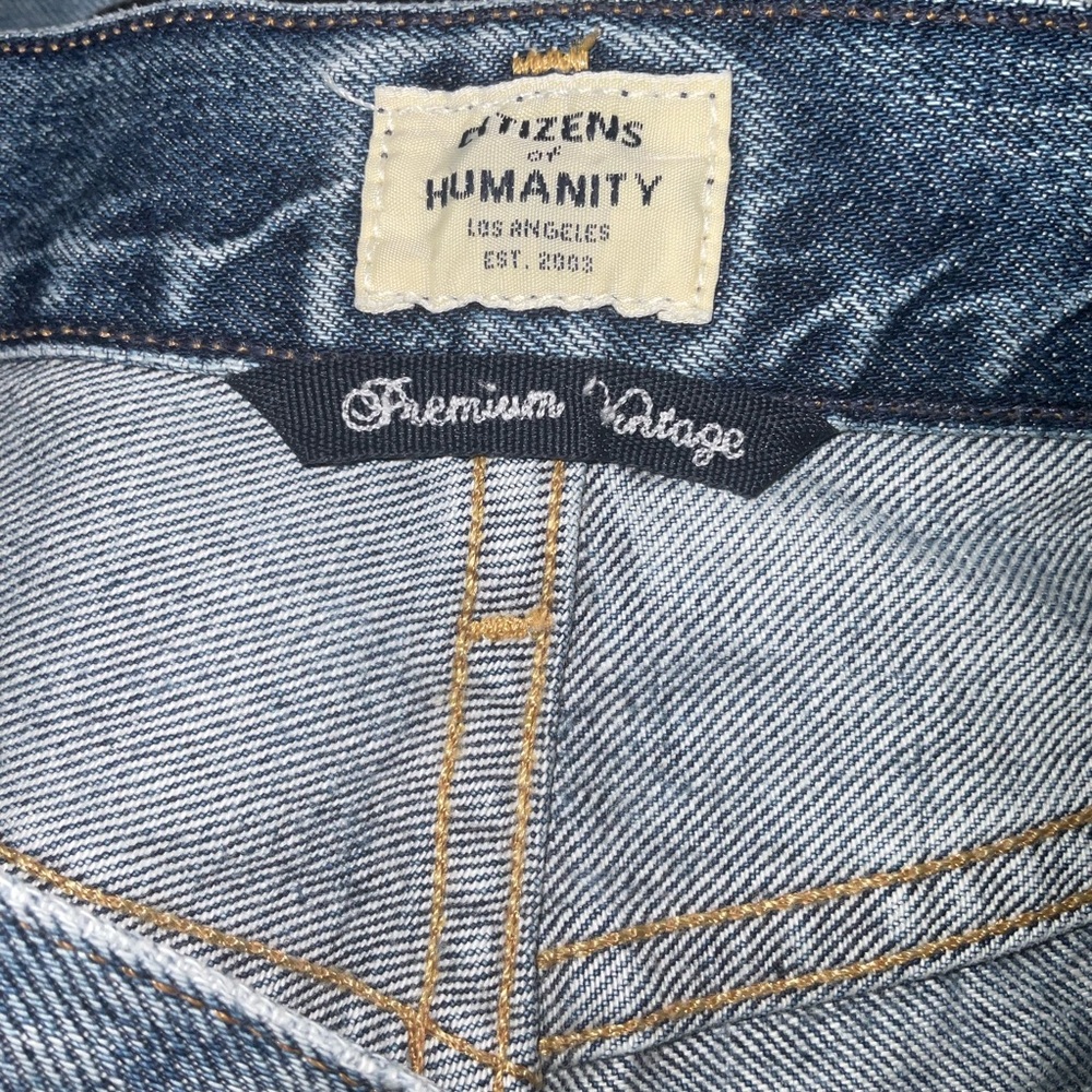 Citizens Of Humanity Charlotte Light Blue Straight Jeans - Picture 7 of 8